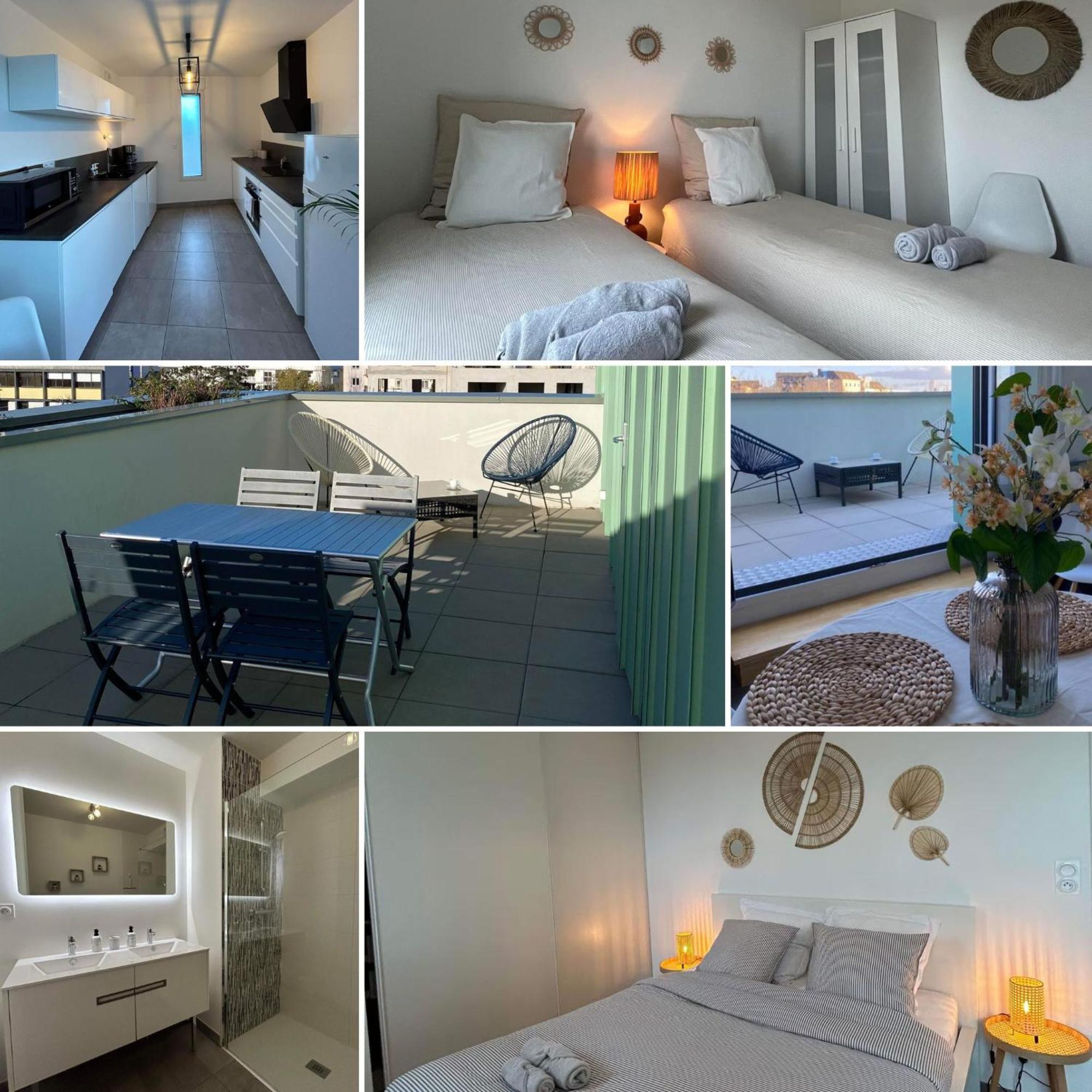 Appartement Les Terrasses De Saint Martin à Rennes Extérieur photo