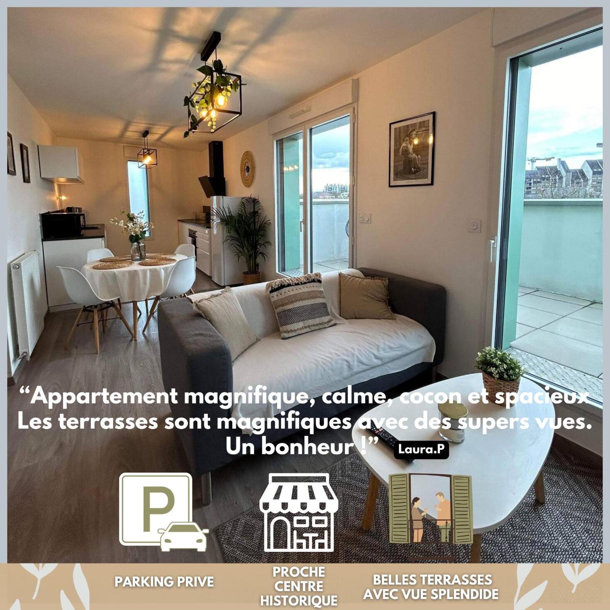 Appartement Les Terrasses De Saint Martin à Rennes Extérieur photo